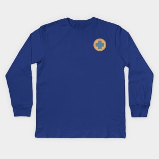 Team Fortress 2 - Blue Medic Emblem Kids Long Sleeve T-Shirt